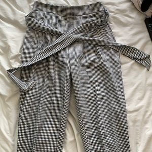 Anthropologie Gingham Pants